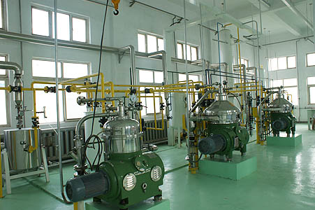 Une usine de production d'huile des graines de coton