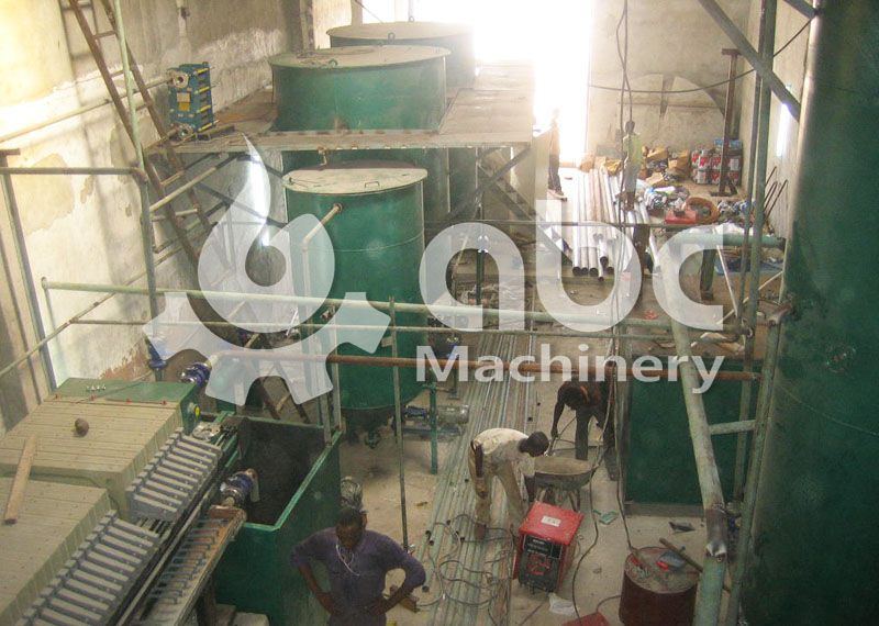 palm oil fractionation machine installation 