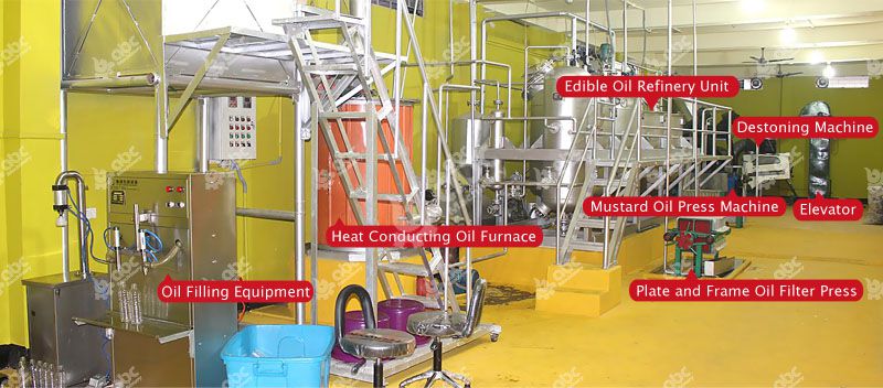 small scale mustard oil mill plant