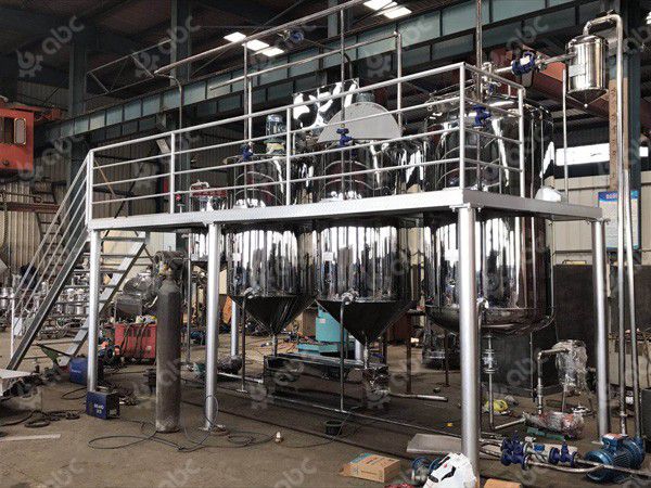 2tpd chicken offal oil fat refinery unit to bolivia 