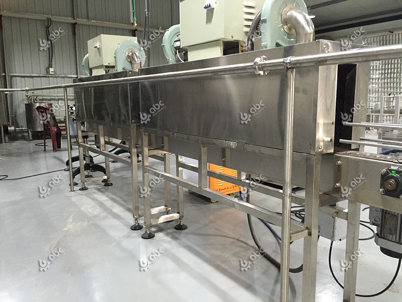 coconut oil bottle drying machine