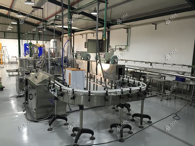 coconut oil bottle filling oil production plant