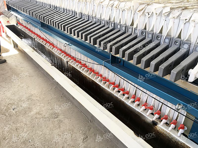 cotton seeds oil filtering