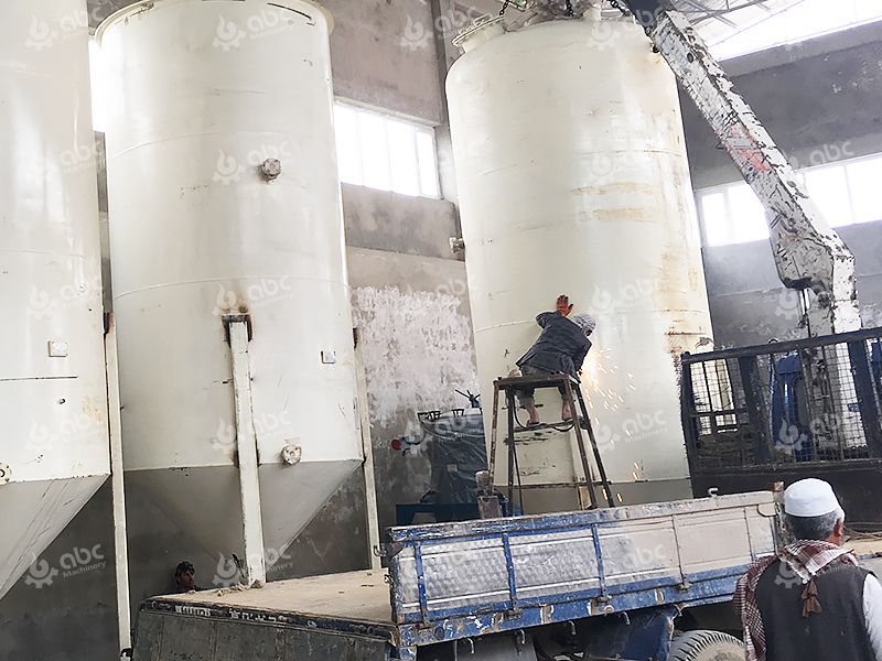 cottonseed oil equipment install