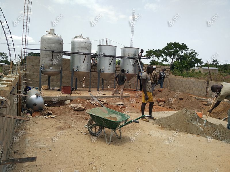 peanut oil refinery layout