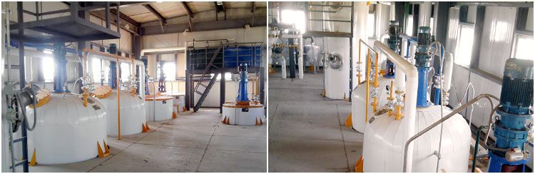 atelier d'extraction de solvant